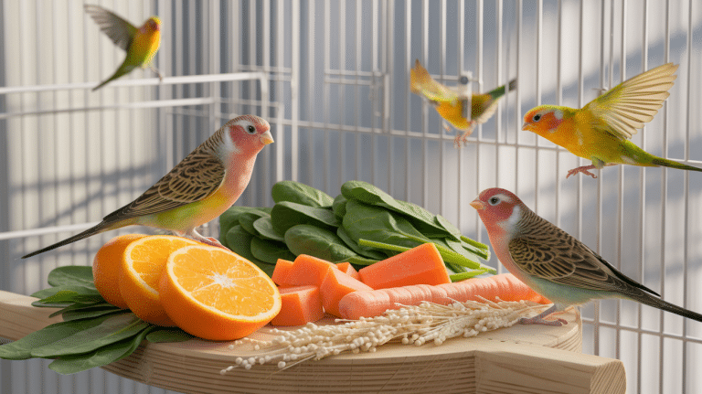 découvrez comment fournir une alimentation équilibrée à vos canaris en captivité pour assurer leur santé et leur bien-être. apprenez à choisir les bons aliments, les légumes essentiels et les suppléments nécessaires pour une vie heureuse et énergique.