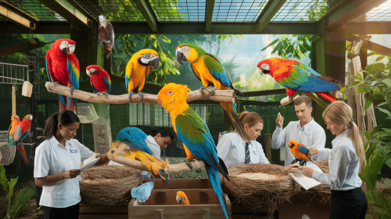 découvrez notre programme de reproduction dédié aux perroquets, conçu pour assurer la santé et le bien-être de ces magnifiques oiseaux. apprenez les meilleures pratiques, les conseils d'élevage et les techniques de conservation pour préserver les différentes espèces de perroquets.