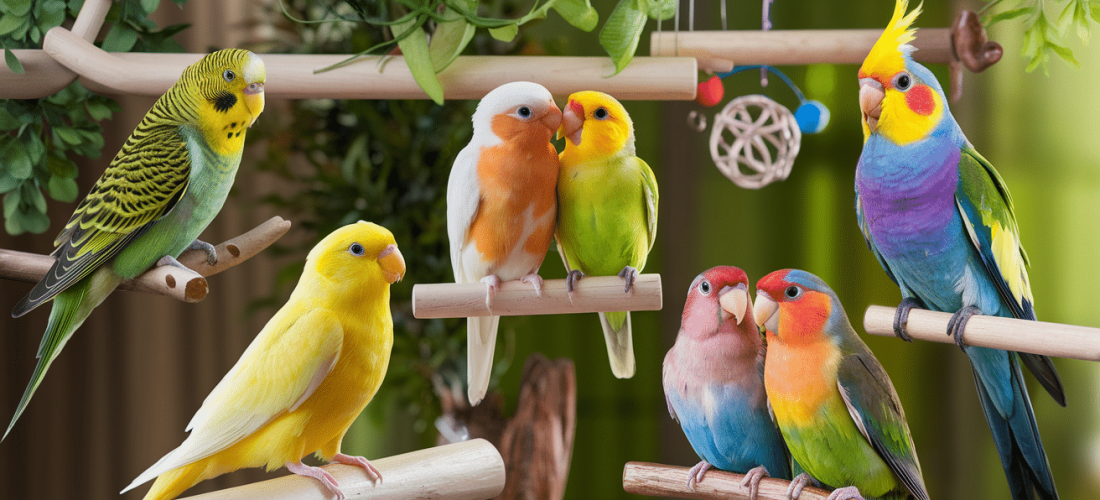 découvrez notre sélection des 5 oiseaux de cage les plus populaires : perruches, canaris, mandarins, inséparables et calopsittes. apprenez leur tempérament, leurs besoins et pourquoi ils séduisent tant les passionnés d'ornithologie. idéal pour choisir votre futur compagnon à plumes!